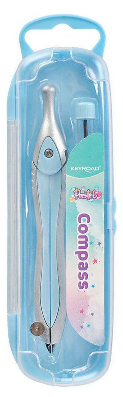 

Циркуль KEYROAD Pastel металлический с грифелем, 1 шт в ассортименте