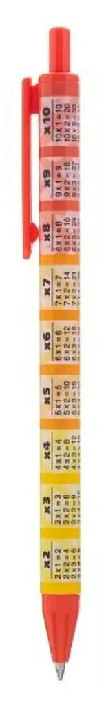 

Ручка шариковая Hatber с таблицей умножения синяя, 1 ш в ассортименте