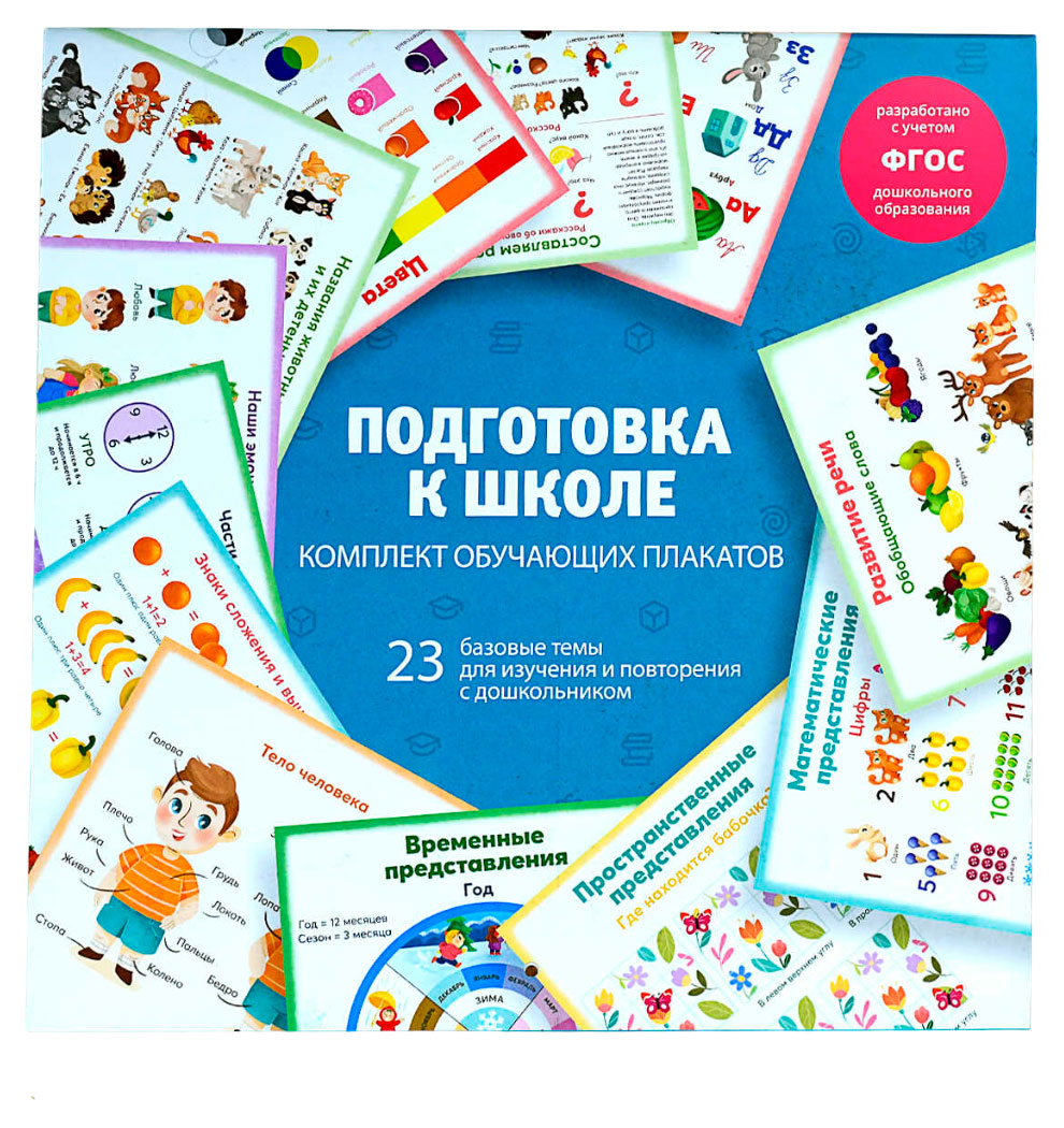

Комплект обучающих плакатов, в ассортименте