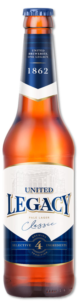 

Пиво светлое United Legacy Classic Lager пастеризованное 4,8%, 440 мл