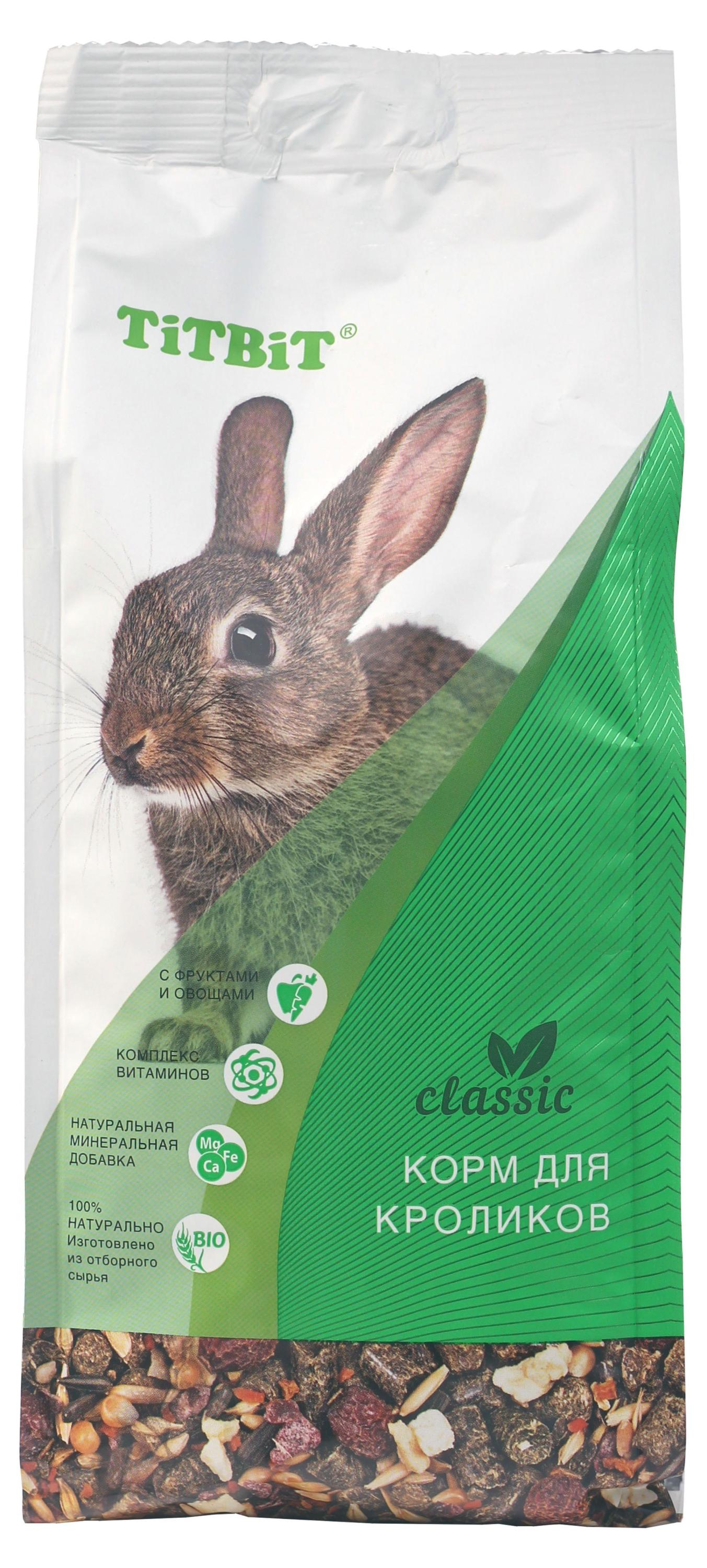 

Корм для кроликов TiTBiT Classic, 500 г