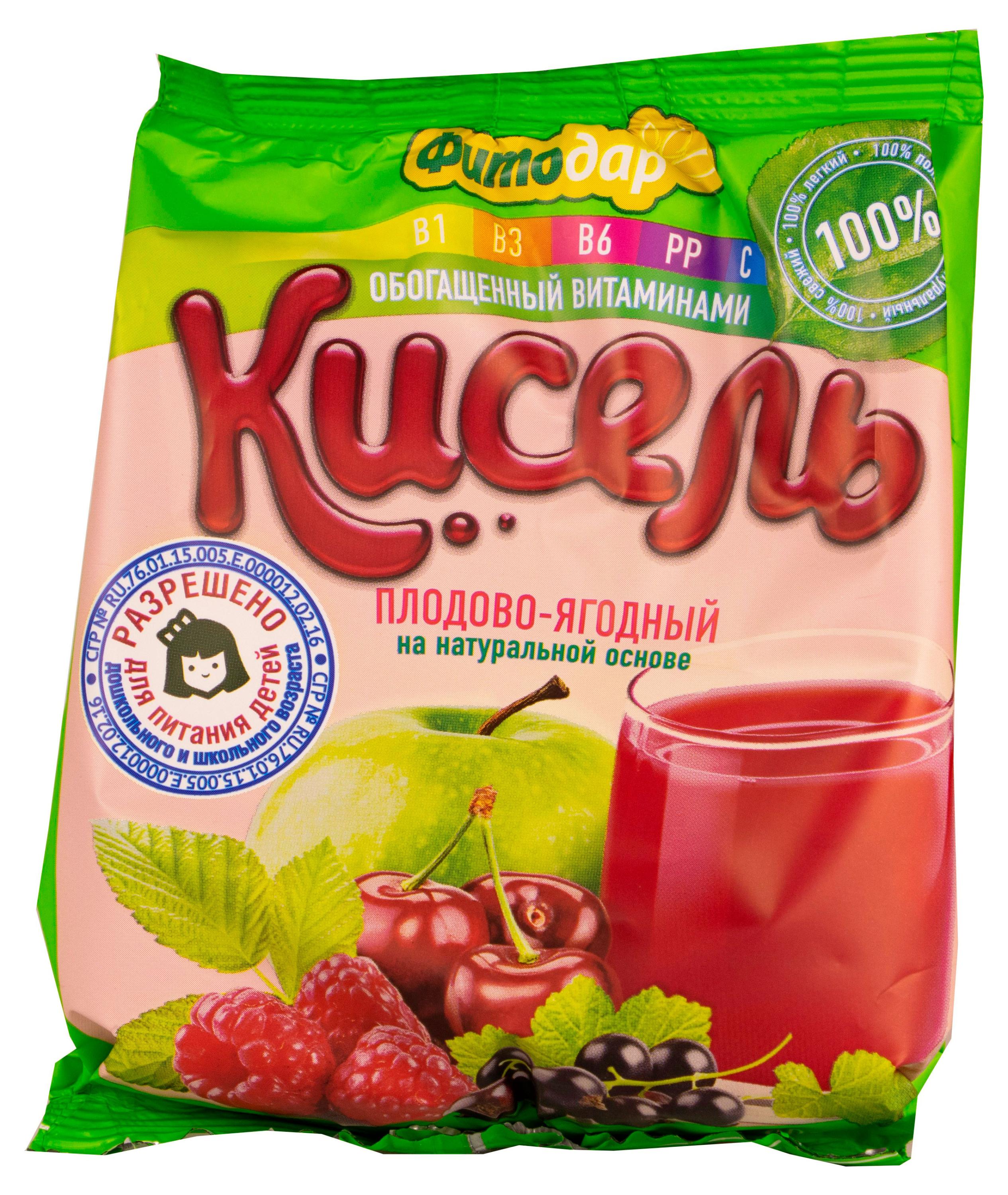 

Кисель Фитодар плодово-ягодный, 200 г