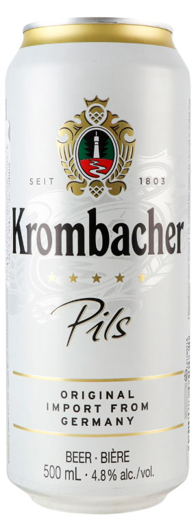 

Пиво светлое Krombacher Pils фильтрованное пастеризованное 4,8%, 500 мл