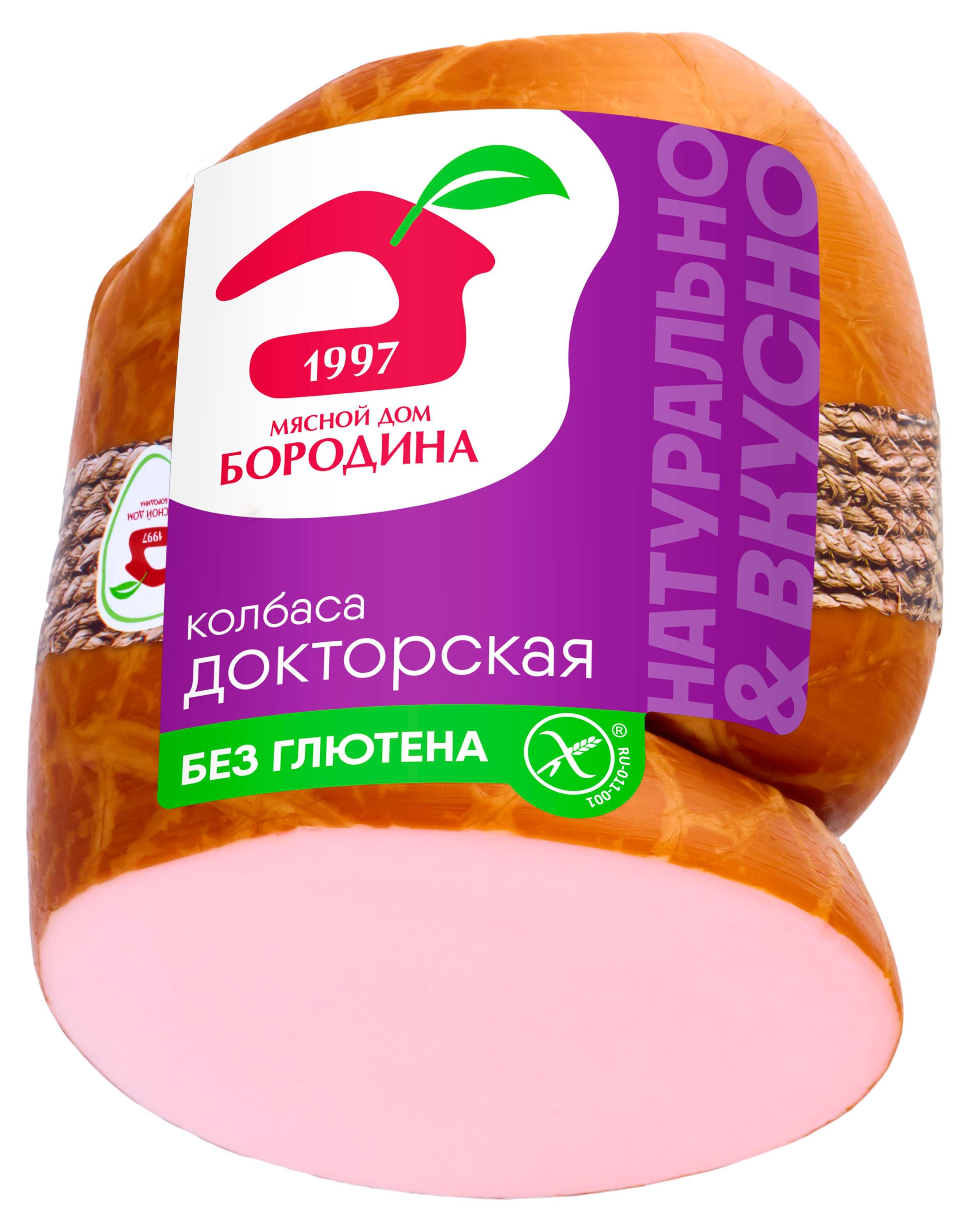 

Колбаса вареная Мясной дом БОРОДИНА Докторская, ~ 650 г