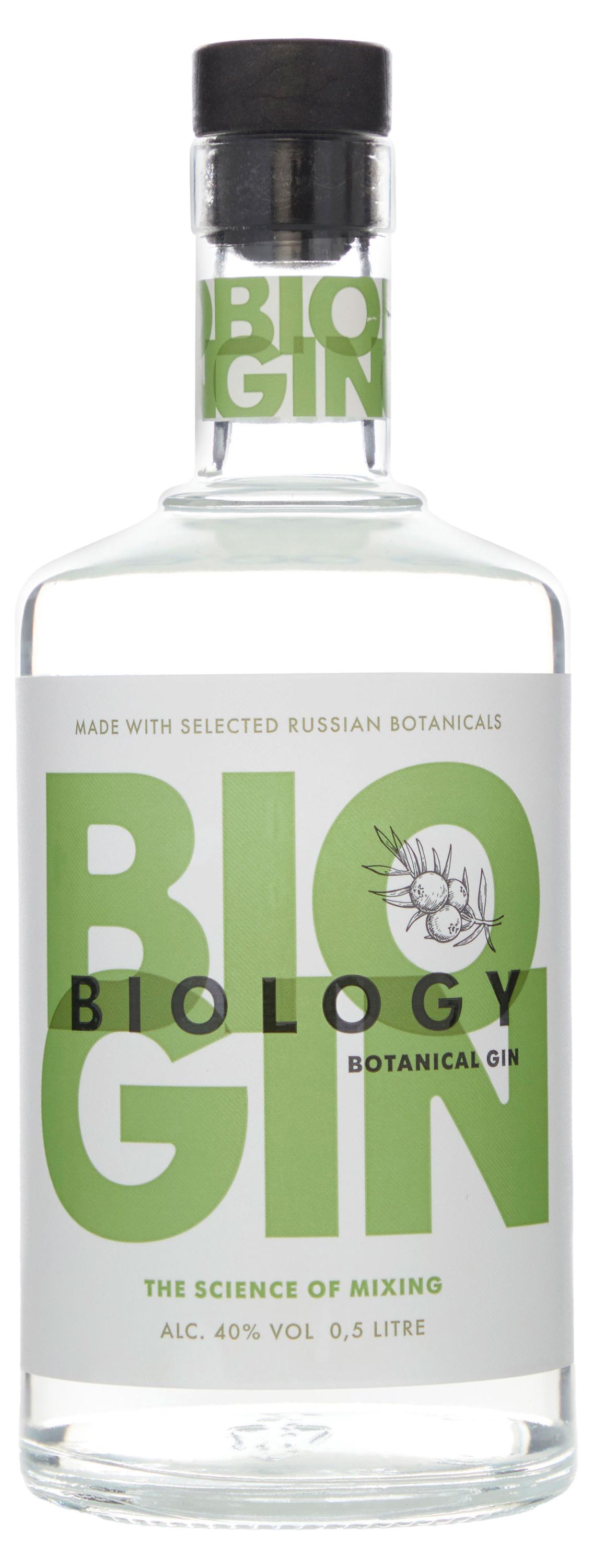 

Джин BIOLOGY 40% Россия, 0,5 л