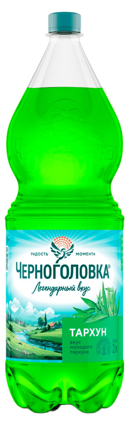 Изображение товара Напиток газированный «Черноголовка» Тархун, 2 л