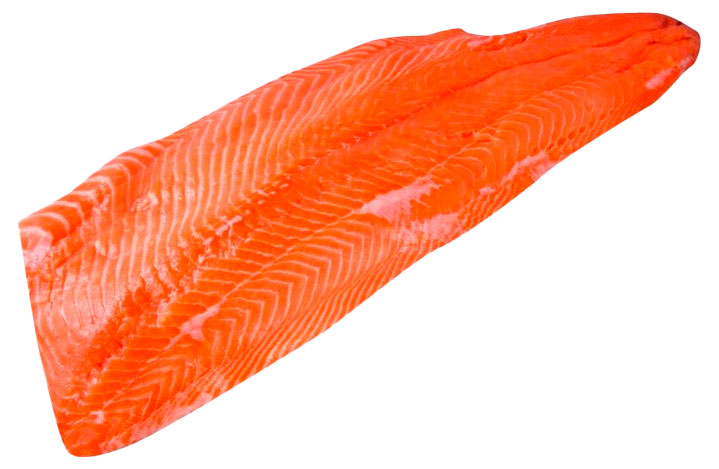 Изображение товара Лосось охлажденный филе на коже, вес