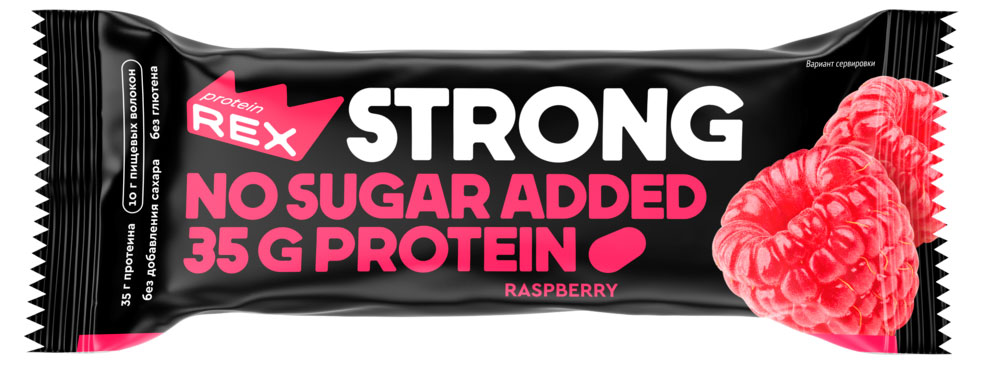 

Батончик протеиновый ProteinRex Strong малина, 100 г