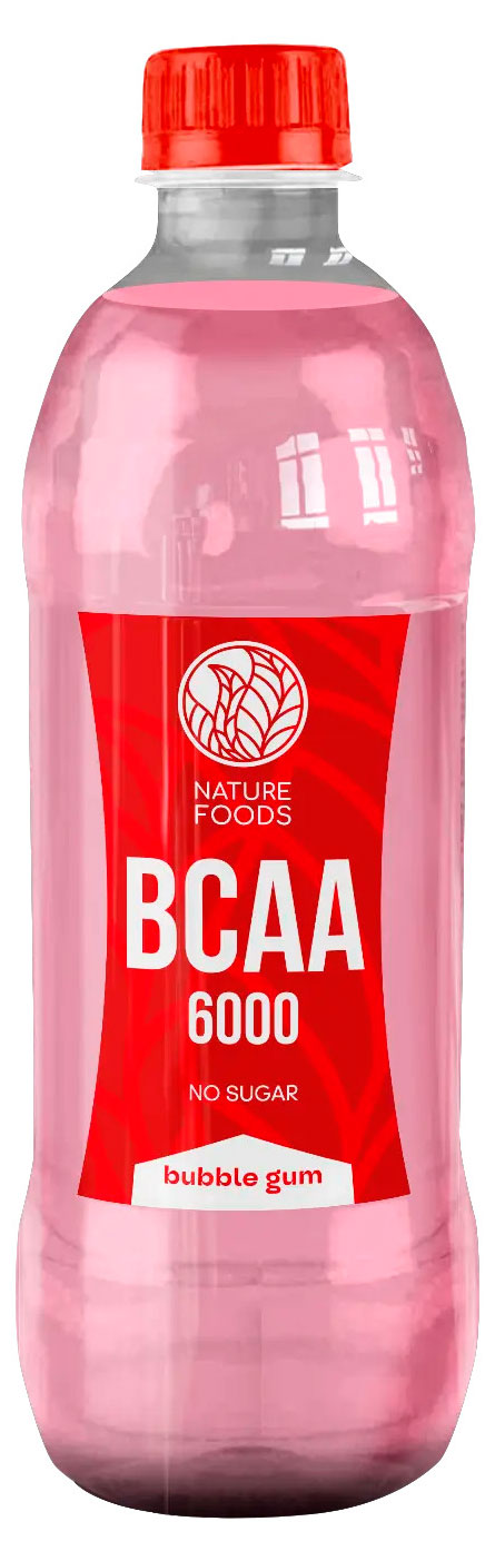 

Напиток спортивный Nature Foods BCAA баблгам, 500 мл