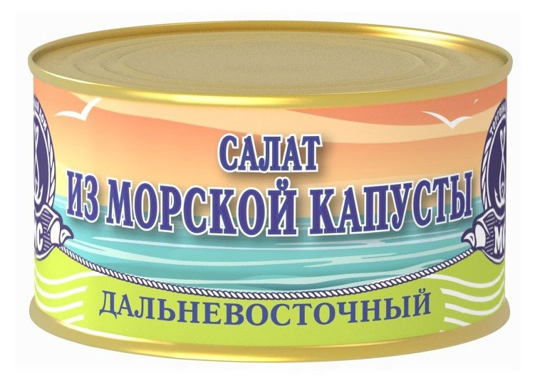Изображение товара Салат из морской капусты «Морское содружество» Дальневосточный, 220 г