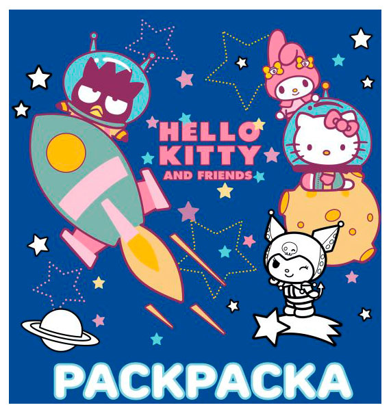 

Раскраска Hello Kitty and Friends
