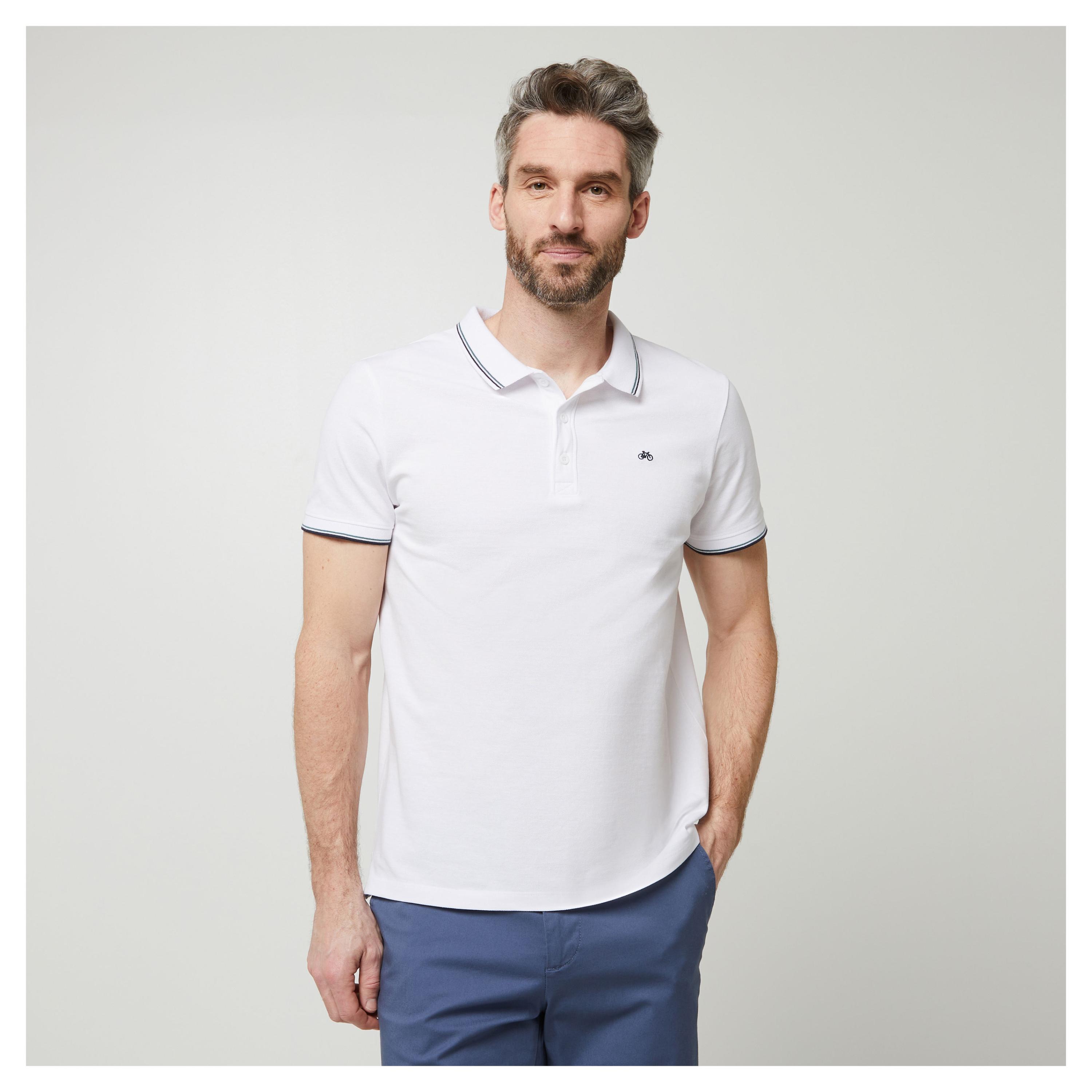 

Поло мужское InExtenso короткий рукав белое