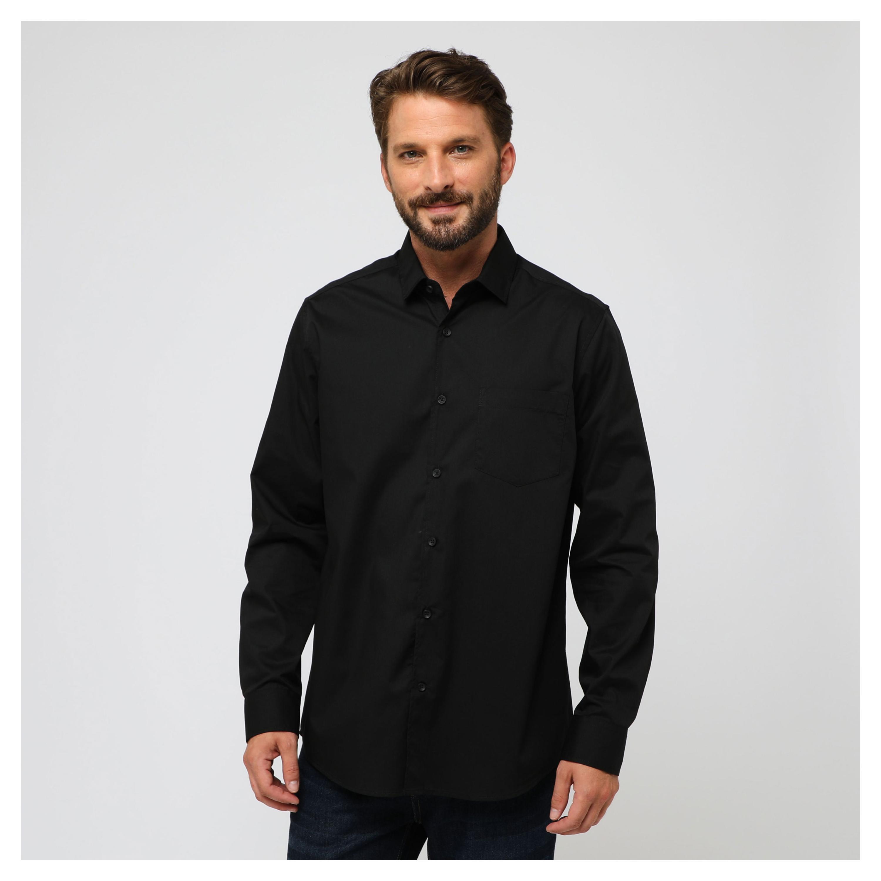 

Сорочка мужская InExtenso черная