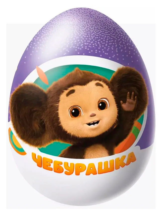 

Яйцо шоколадное Шоки токи Чебурашка 2 шоколада, 20 г