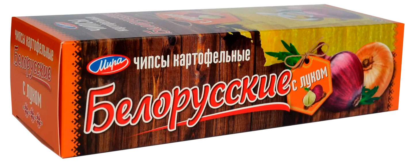 

Чипсы картофельные Мира Белорусские с луком, 200 г