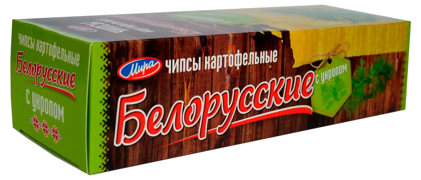 

Чипсы картофельные Мира Белорусские с укропом, 200 г