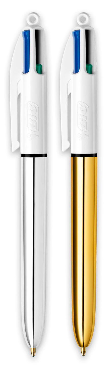 

Ручка шариковая BIC 4 Colours Shine 1 мм 4 цвета, 1 шт в ассортименте