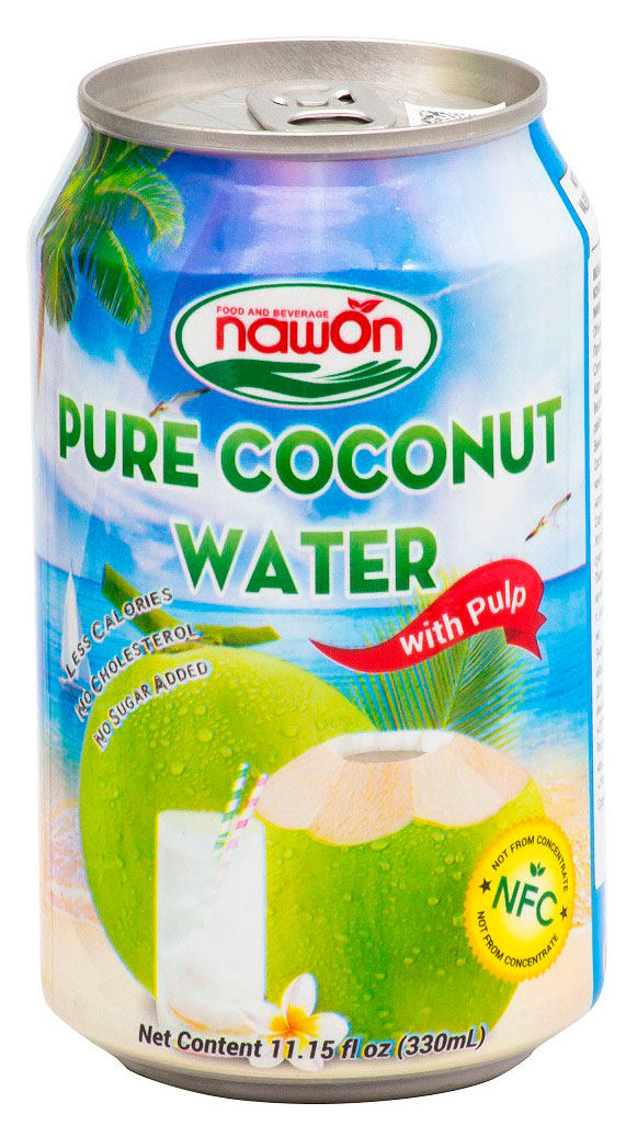 

Вода кокосовая Nawon с мякотью, 330 мл