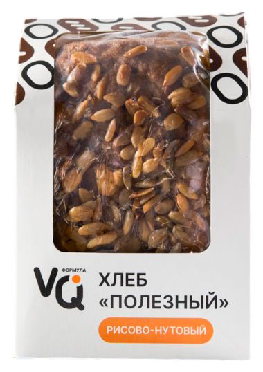 

Хлеб VQ формула Полезный рисо-нутовый, 200 г
