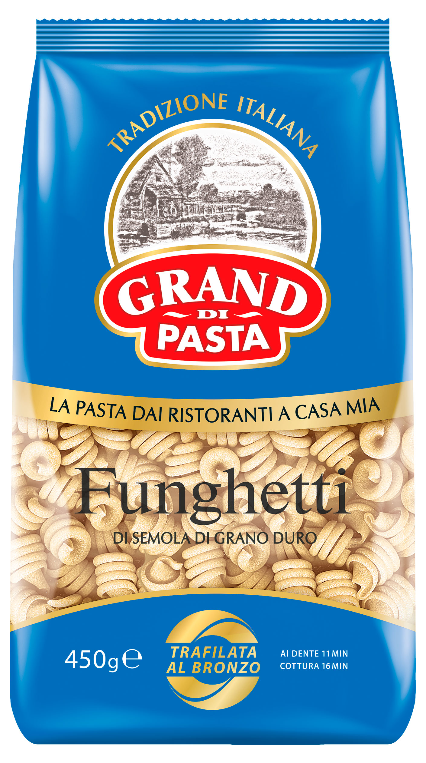 

Макаронные изделия Grand di Pasta Funghetti, 450 г