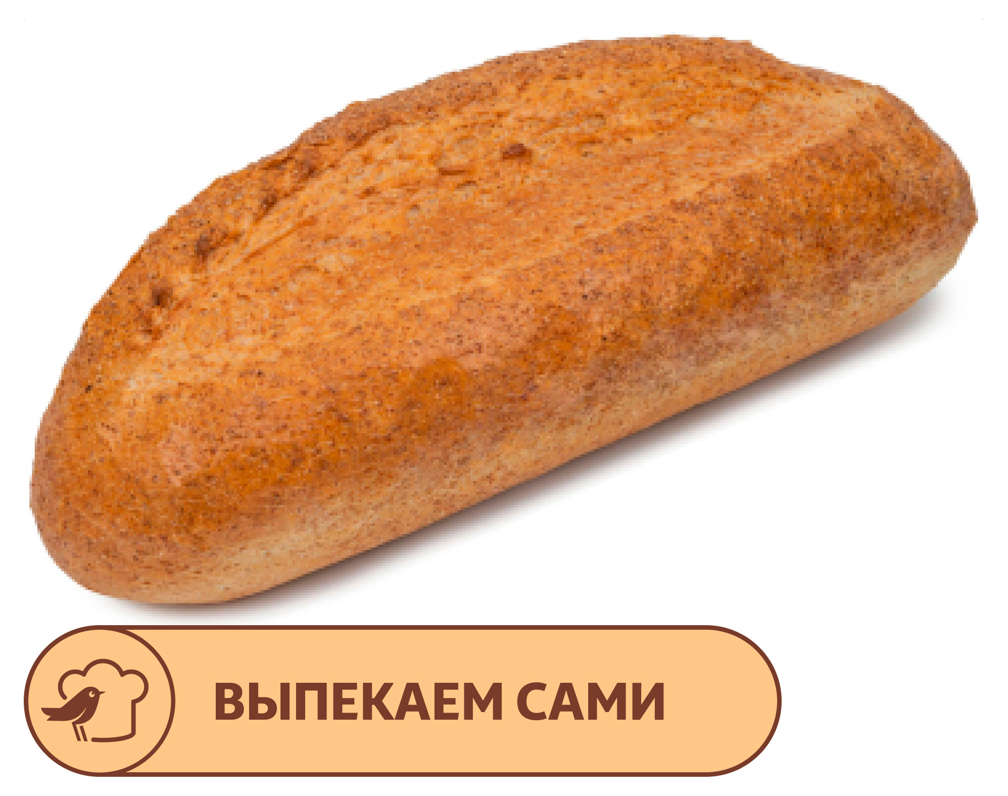 

Хлеб АШАН деревенский с отрубями, 300 г