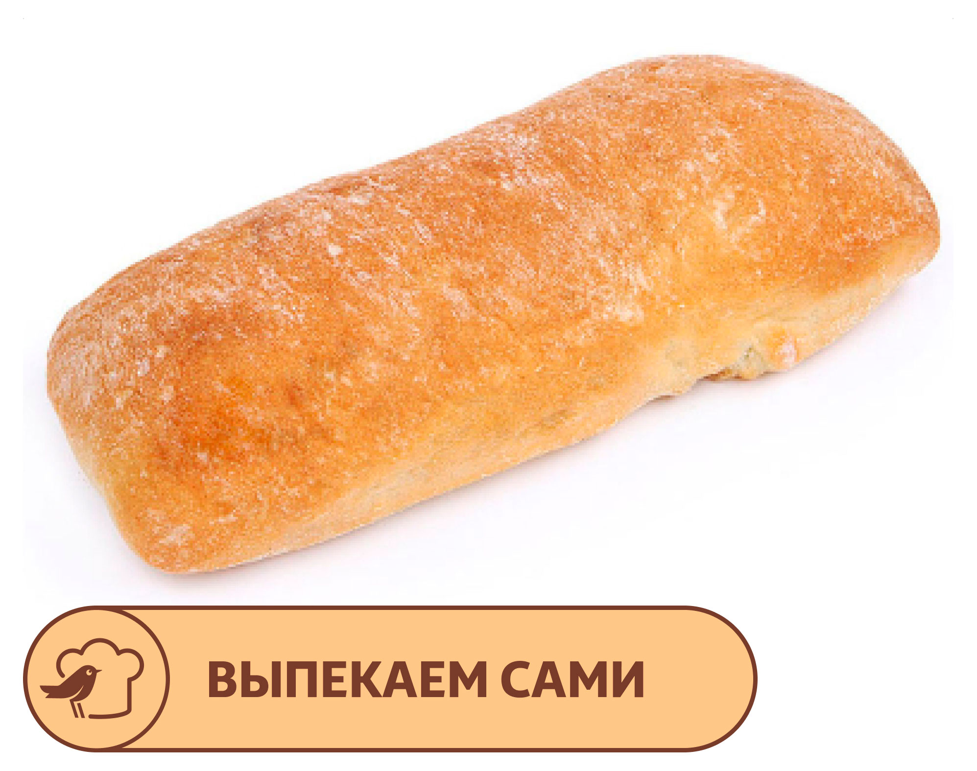 

Чиабатта АШАН с луком, 250 г