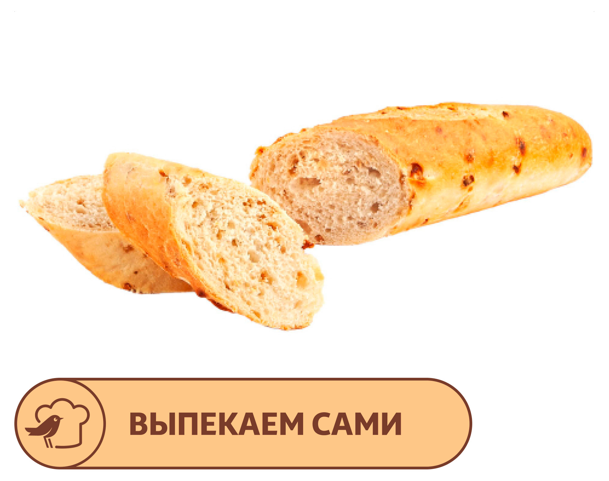 

Мини-багет АШАН с луком, 125 г