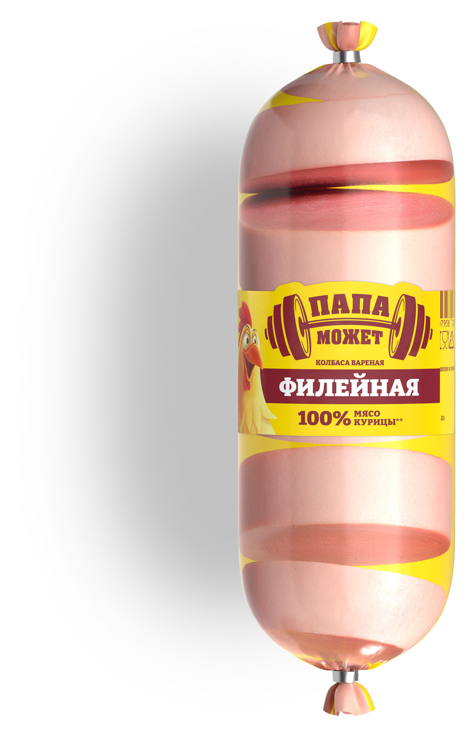

Колбаса вареная Папа Может Филейная, ~ 1,5 кг