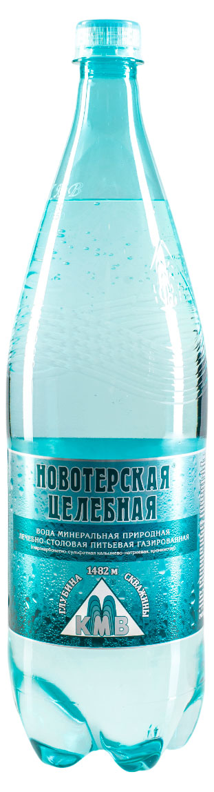 Изображение товара Вода лечебно-столовая «Новотерская» газированная, 1,5 л