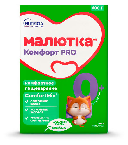 

Смесь сухая молочная Малютка Комфорт, 600 г