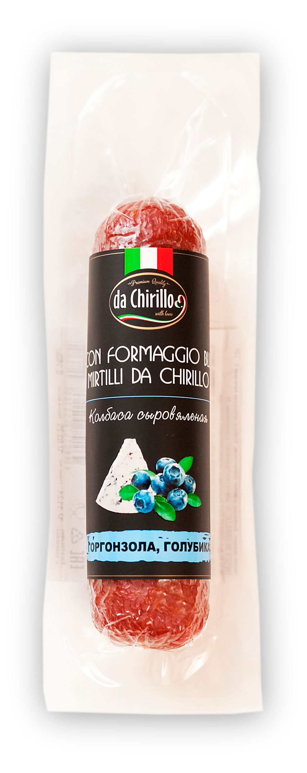 

Колбаса сыровяленая da Chirillo горгонзола голубика, 140 г