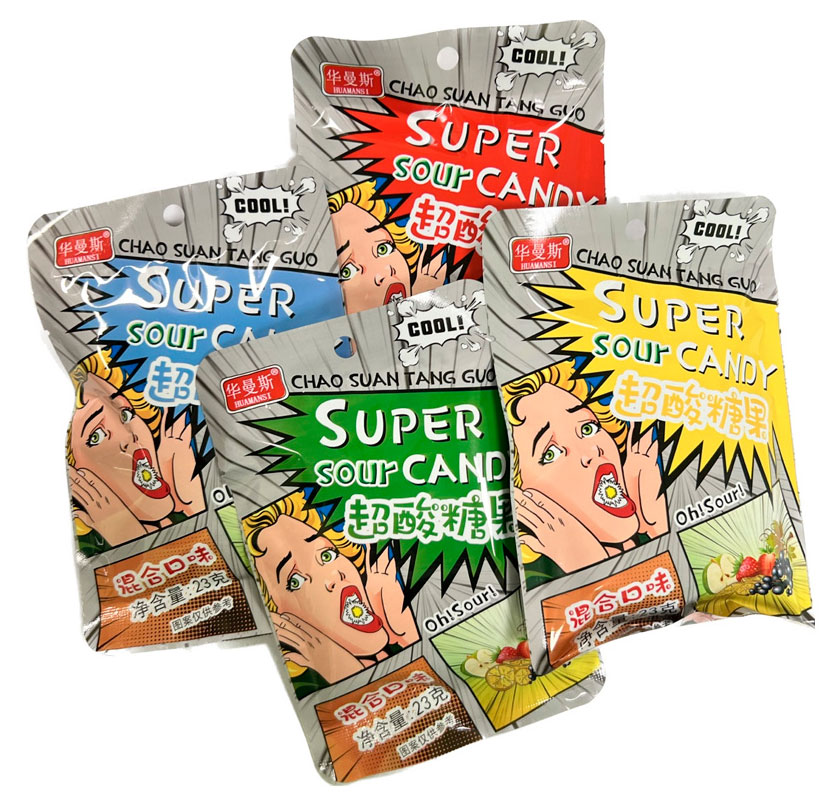 

Конфеты FengxueHuang кислые фруктовые лимон черника персик Китай, 26 г