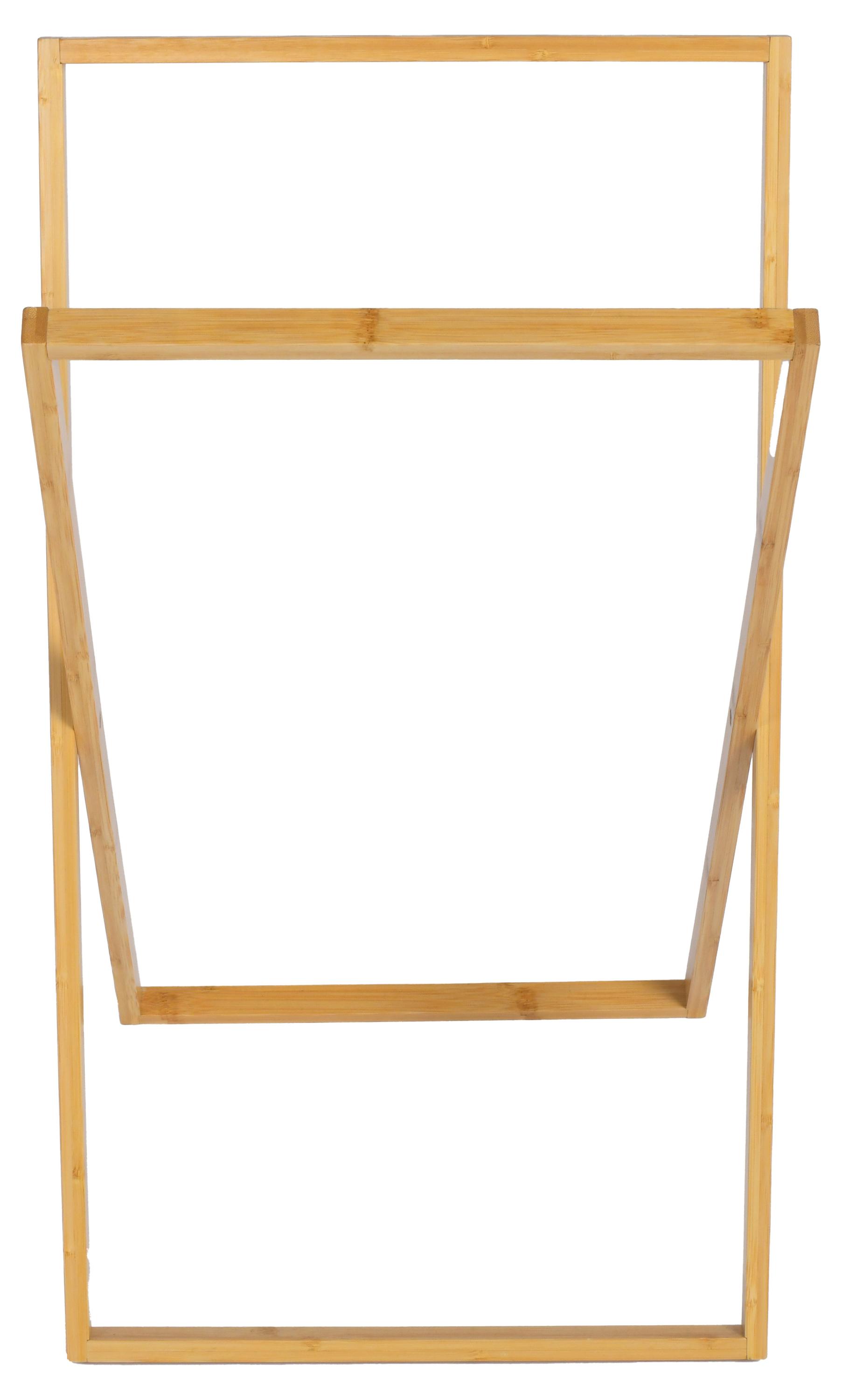 

Вешалка напольная Actuel складная бамбук, 43x35x80 см