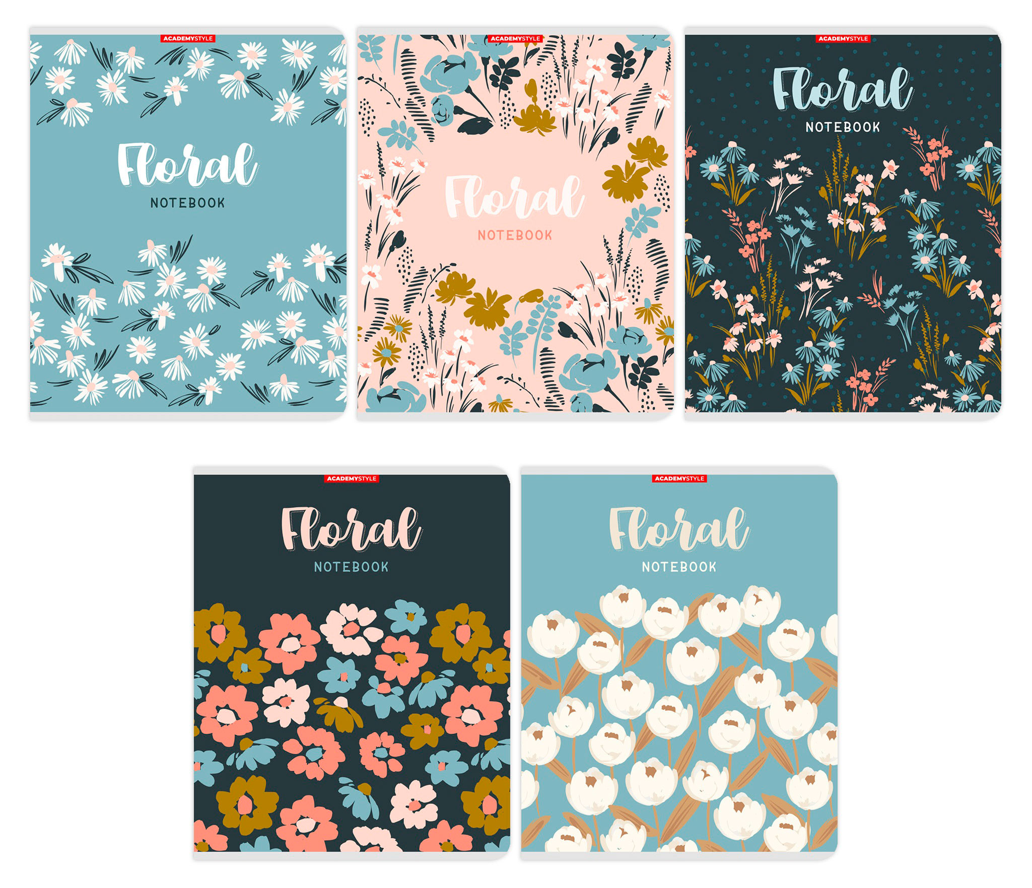 

Тетрадь Academy Style в клетку А5 96 л, 1 шт в ассортименте