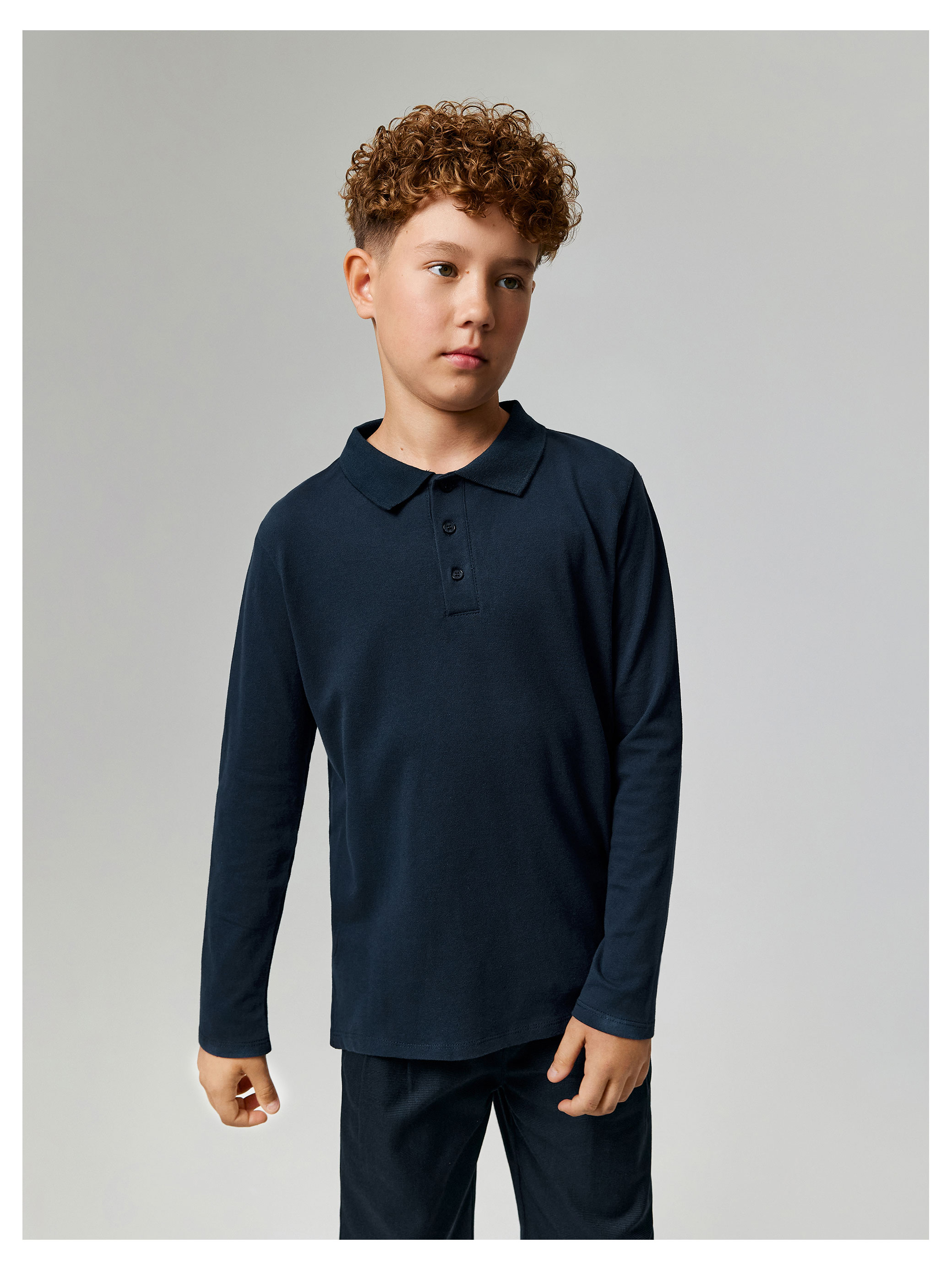 

Сорочка-поло верхняя для мальчиков Acoola темно-синяя