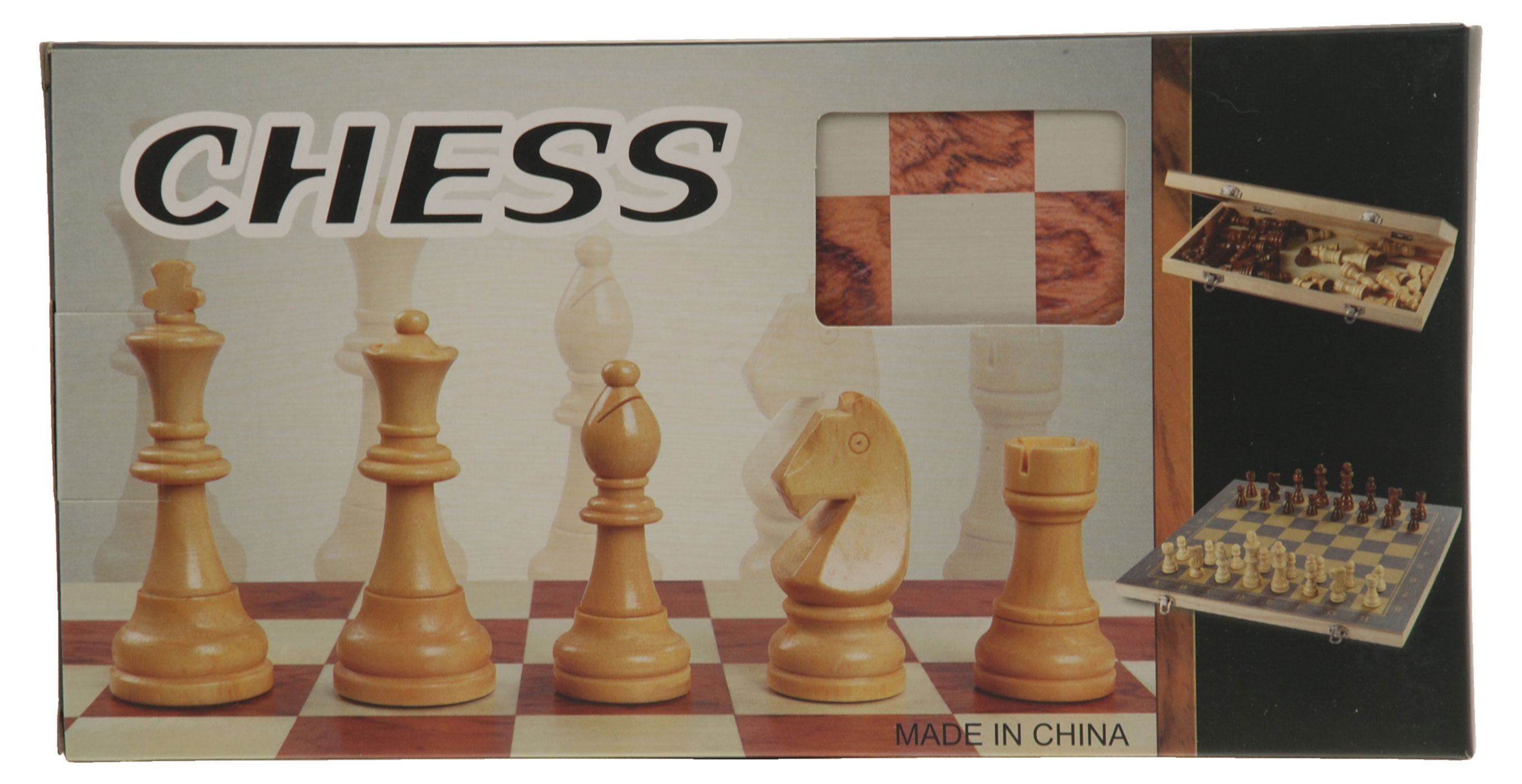 

Набор деревянных игр 3-в-1 шахматы + шашки + нарды с доской, 24х24 см