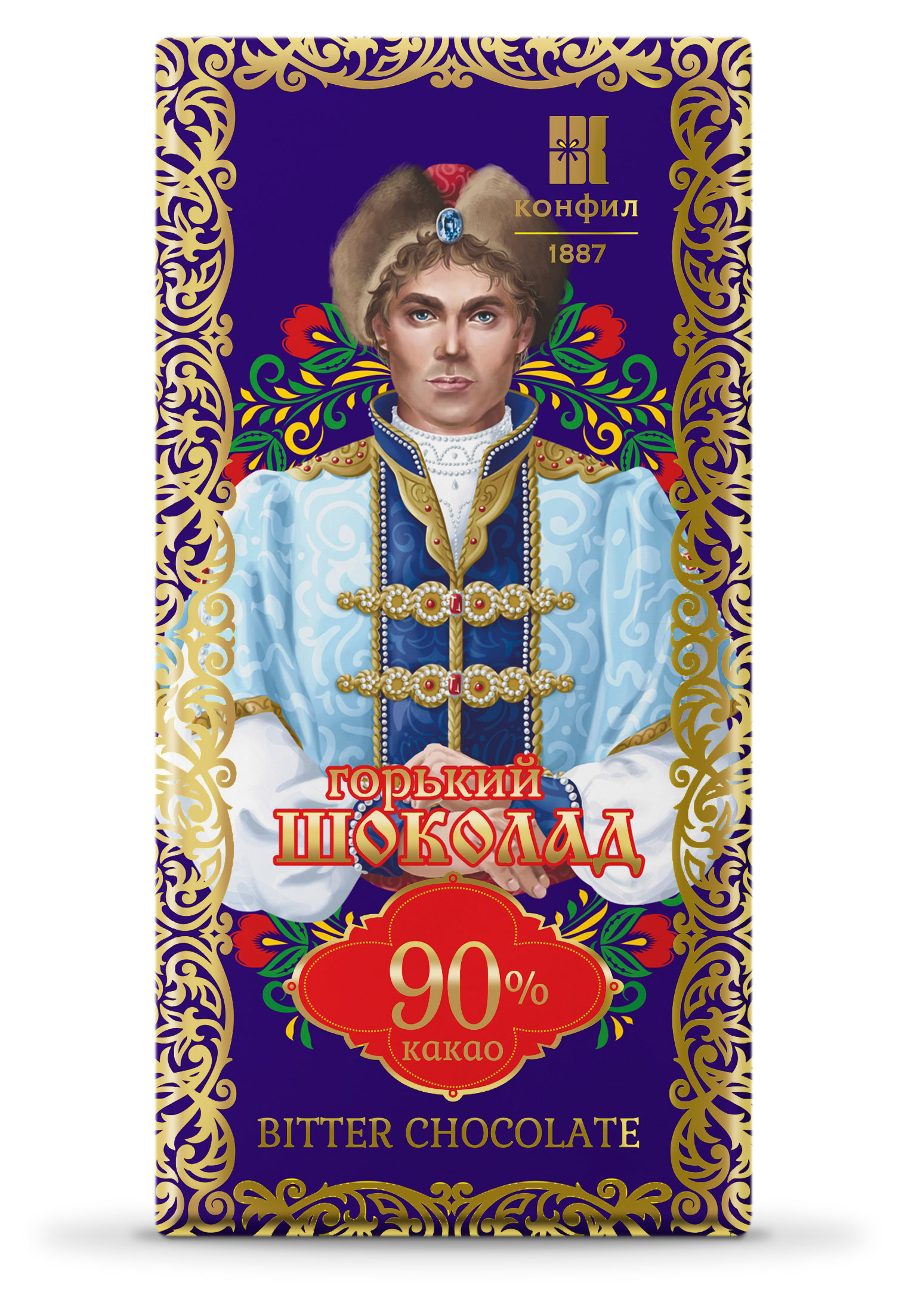 Конфил | Шоколад горький «Конфил» 90%, 100 г
