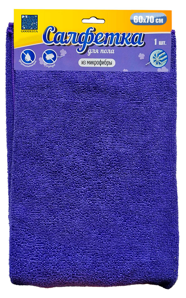 Изображение товара Салфетка для пола GoodEsta микрофибра 220 г/м2 , 60х70 см
