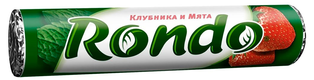 

Конфеты освежающие Rondo Клубника и мята, 30 г