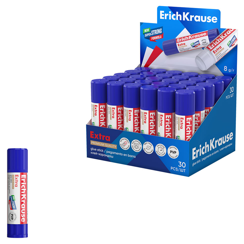 Изображение товара Клей-карандаш ErichKrause Extra, 8 г 1 шт