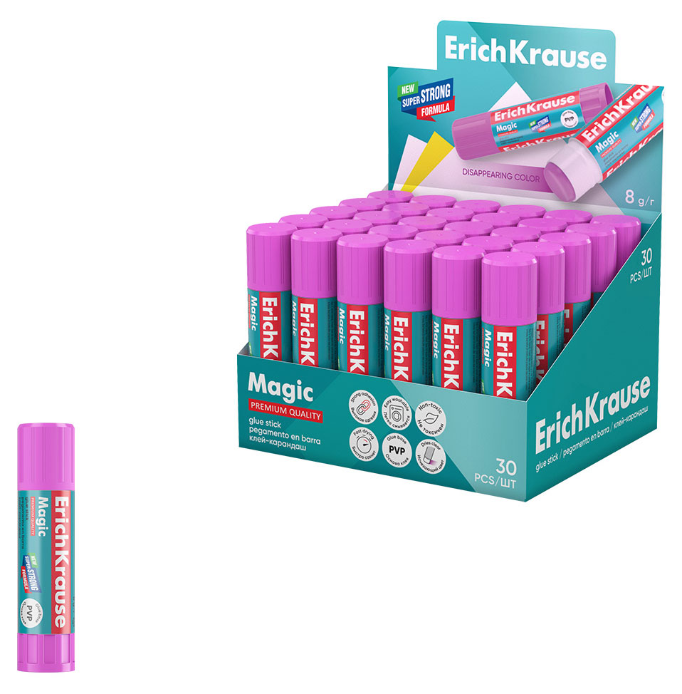 

Клей-карандаш ErichKrause Magic, 8 г 1 шт