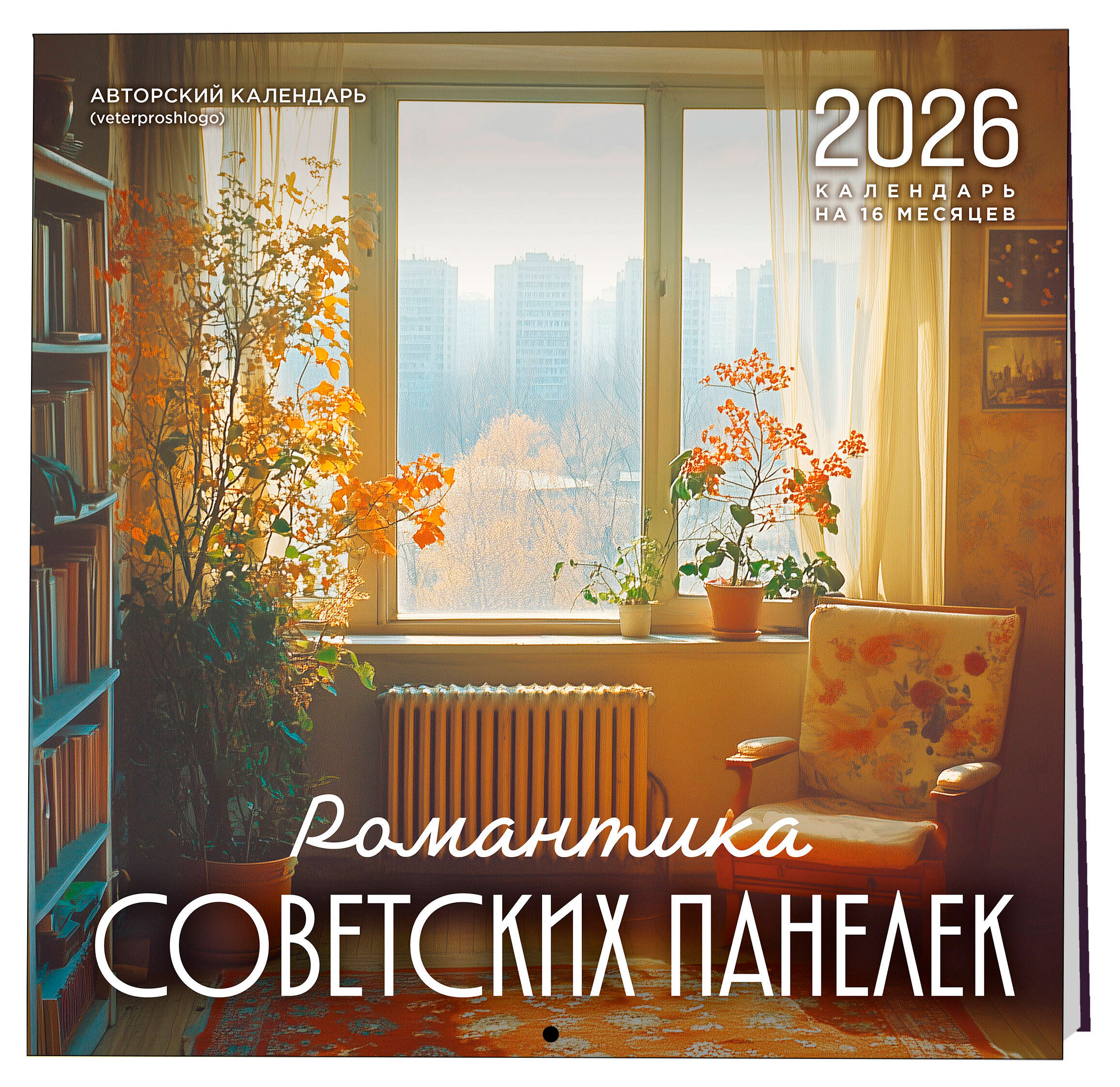 

Календарь настенный Эксмо Романтика советских панелек на 2026 год, 300х300 мм
