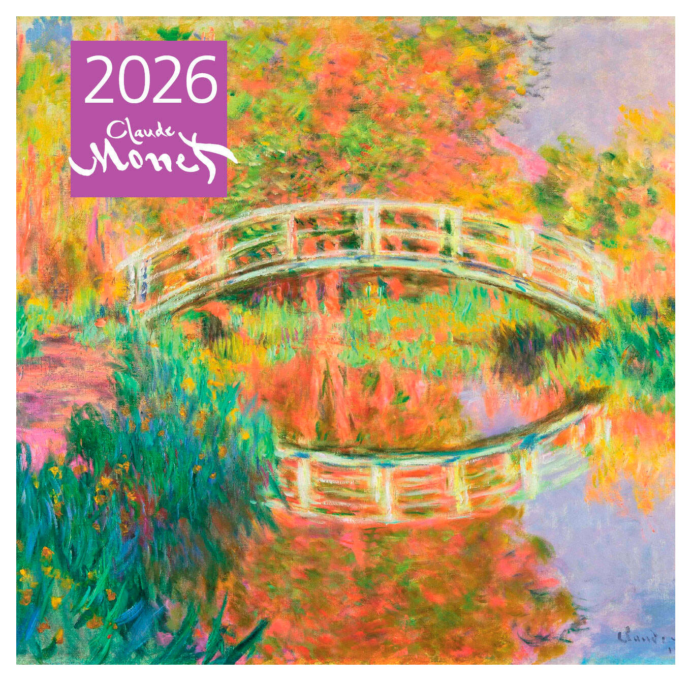 

Календарь настенный Эксмо Клод Моне на 2026 год, 300х300 мм