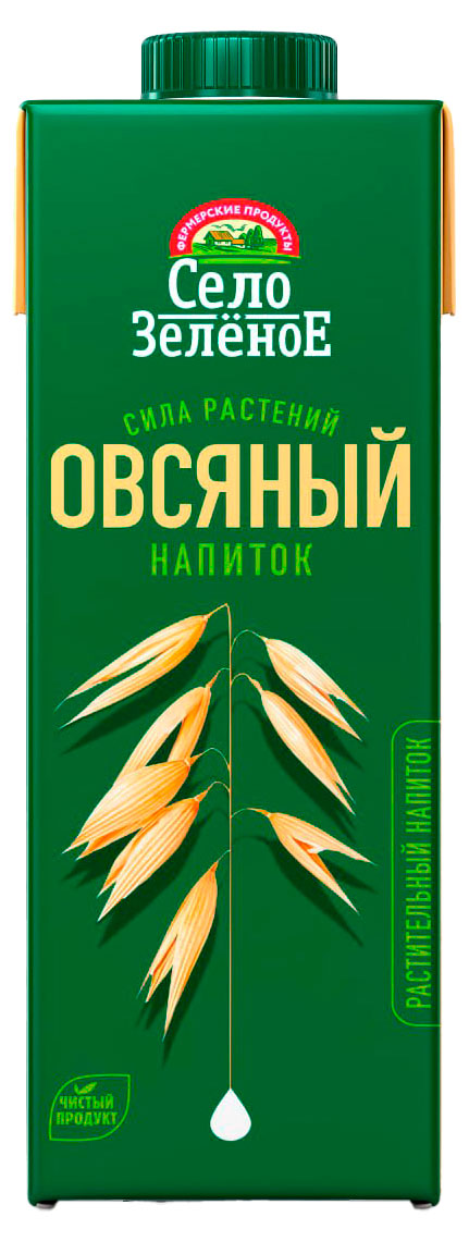 

Напиток растительный овсяный Село Зеленое 1,8%, 1 л