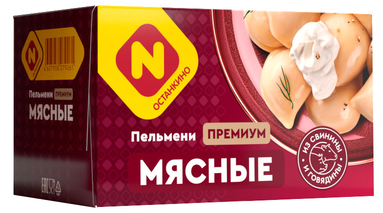 

Пельмени мясные Останкино премиум замороженные, 400 г