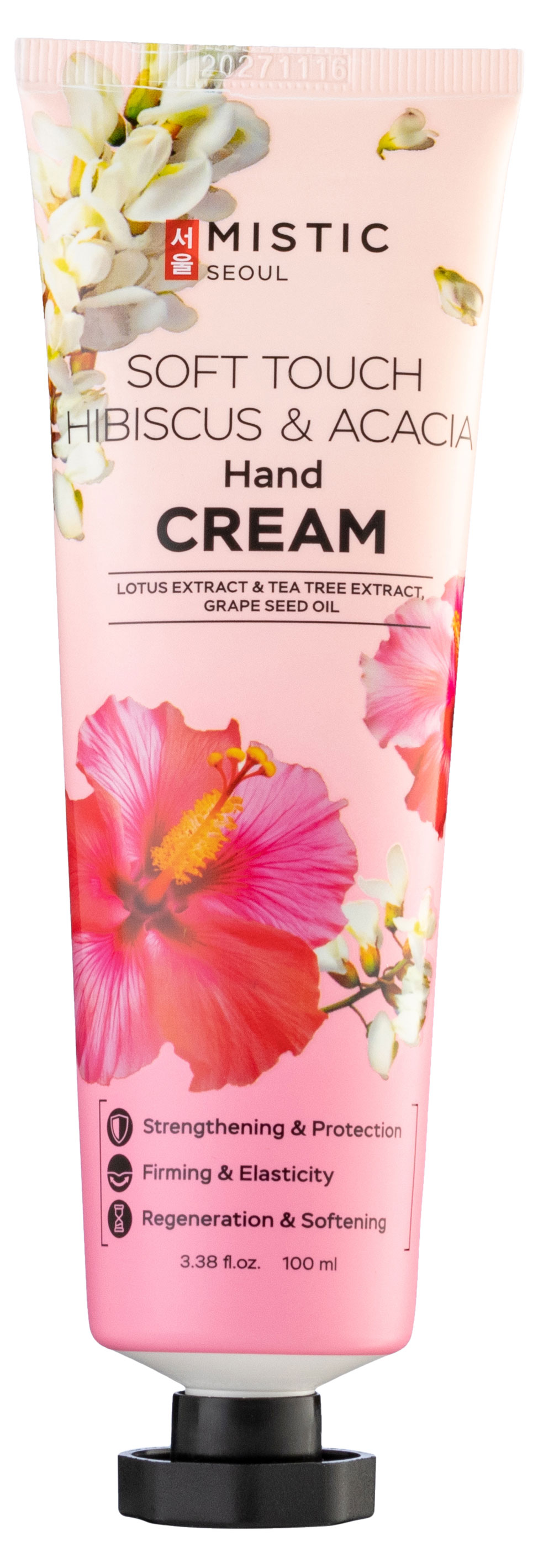 

Крем для рук Mistic Hibiscus & Acacia питательный с экстрактами гибискуса и акации, 100 мл