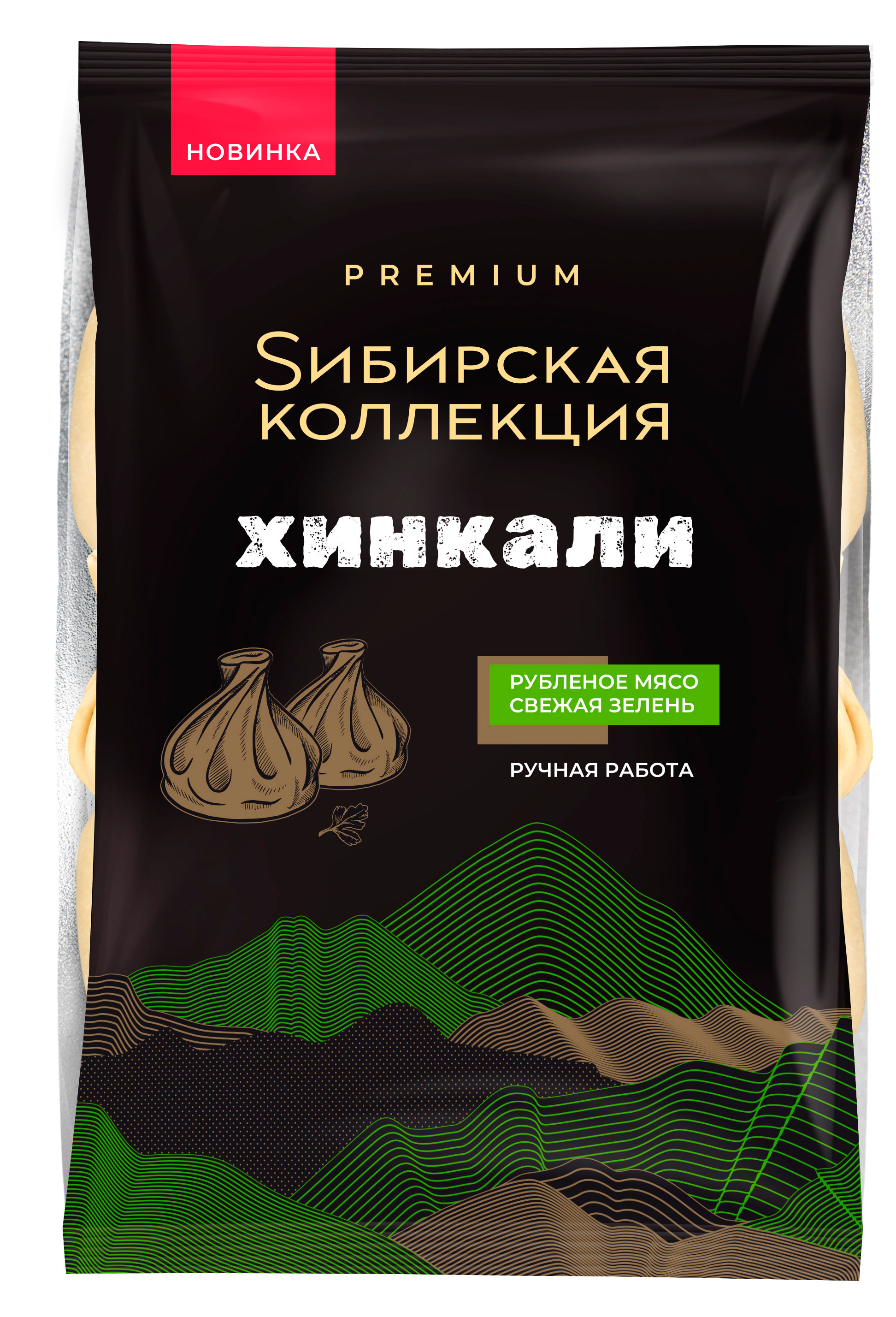 Изображение товара Хинкали ручной работы «Sибирская Коллекция», 490 г, Россия