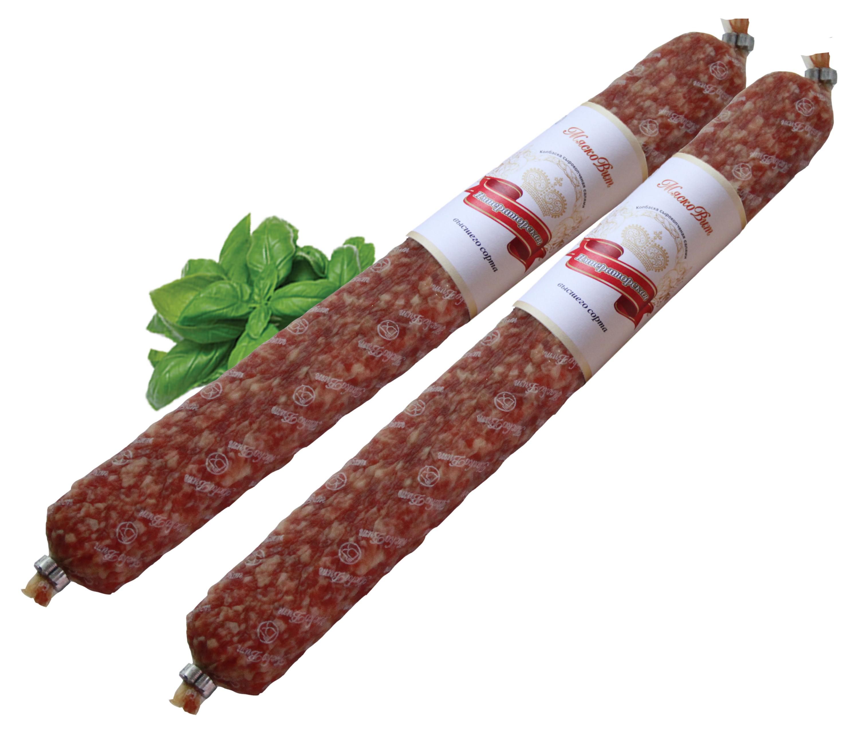 

Колбаса сырокопченая МяскоВит Императорская, ~ 0,5 кг