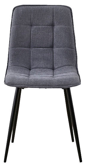Изображение товара Стул Медисон микрошенилл серый 47,5х54х90 см надежный и стильный