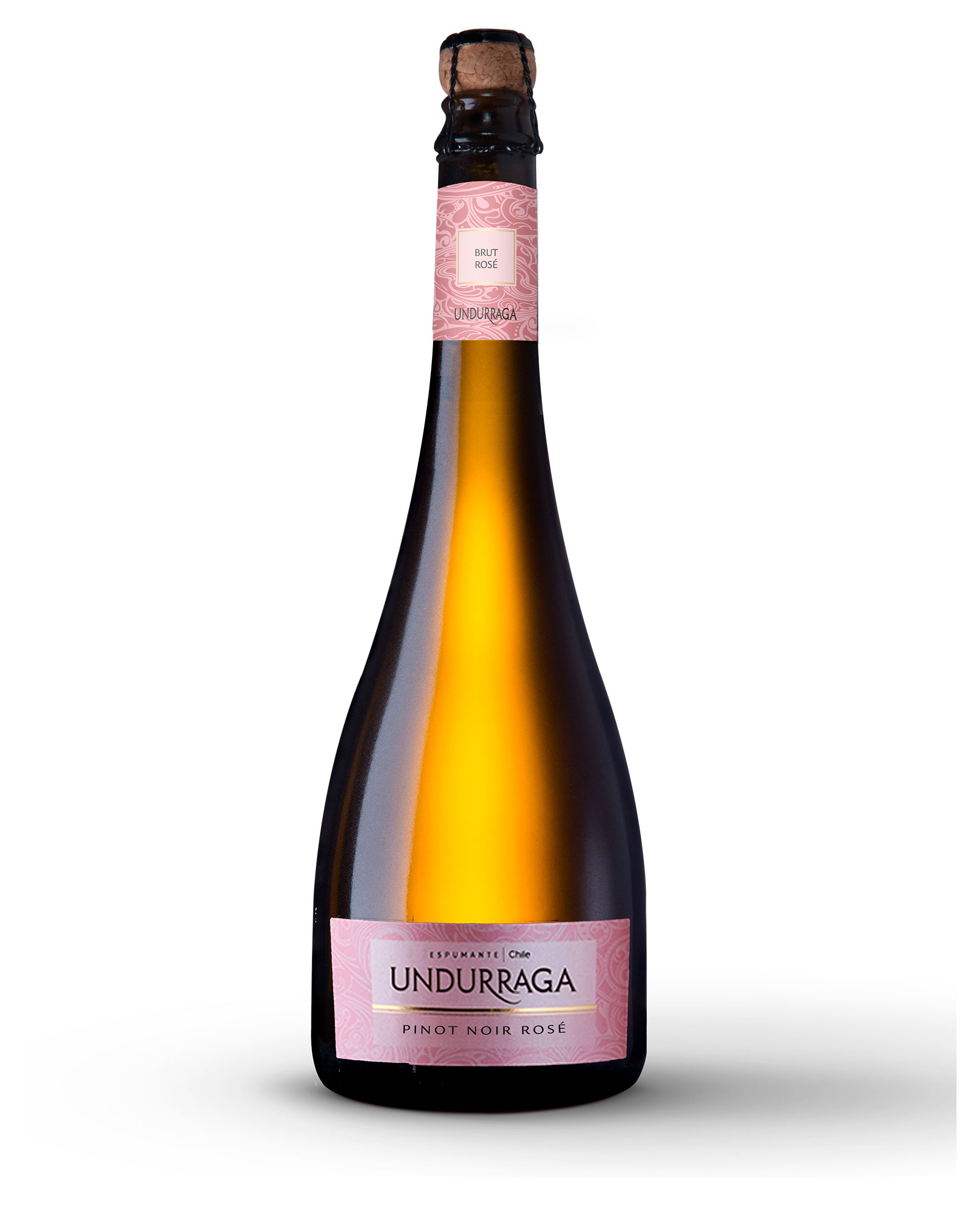 

Игристое вино Undurraga Pinot noir rose розовое брют Чили, 0,75 л